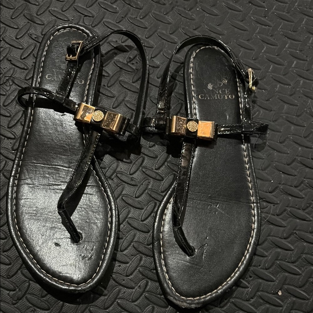 Black Vince Camino sandals worn once or twice